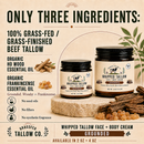 Ho Wood + Frankincense Whipped Tallow Balm (Grounded)