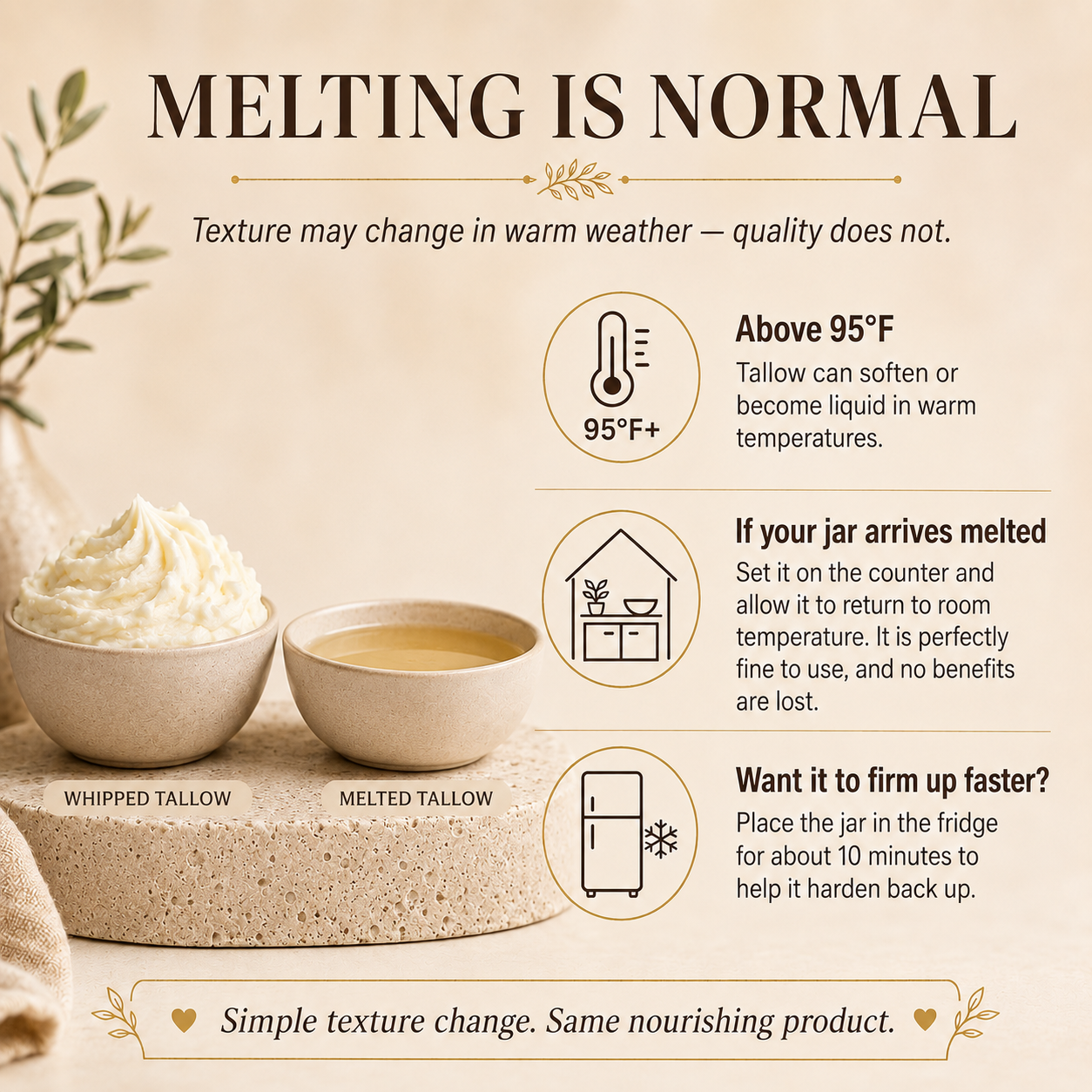 Vanilla Whipped Tallow Cream (Cozy)