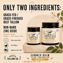 Tallow + Non-Nano Zinc (Summer Balm)