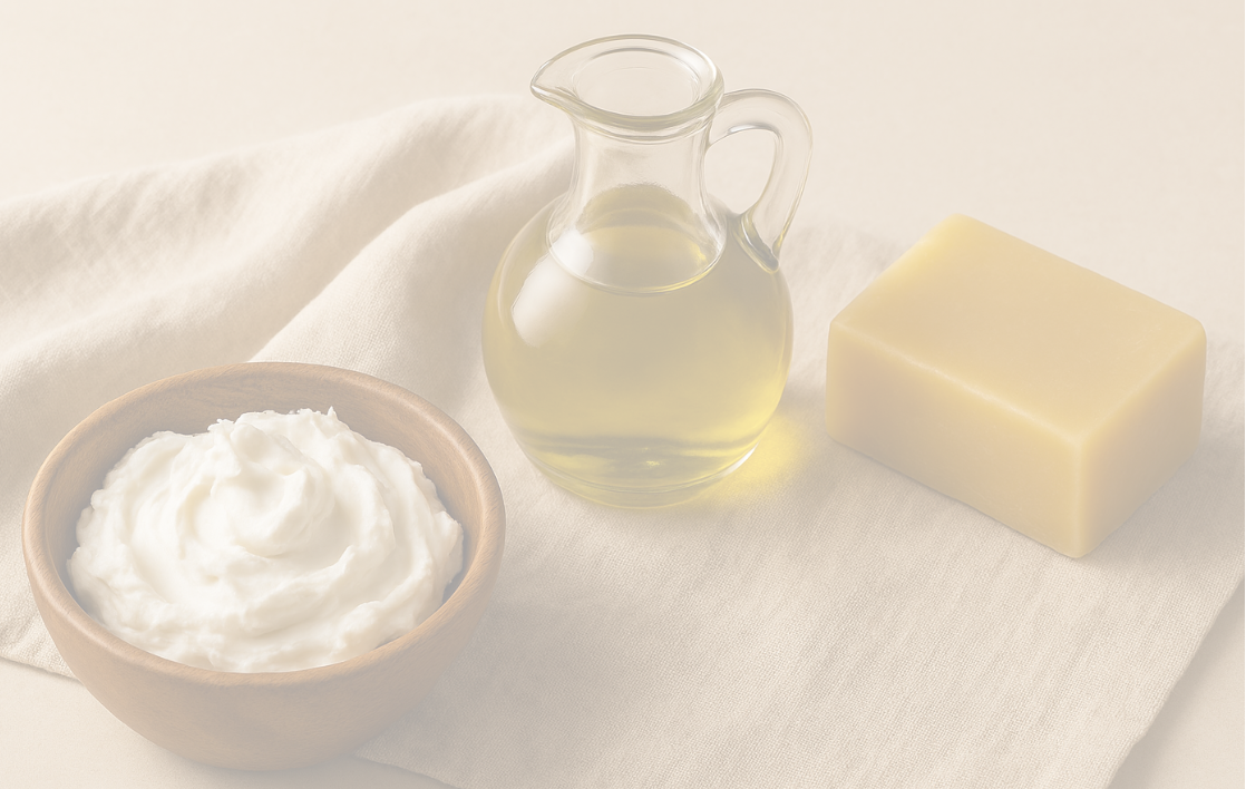 Whipped tallow for dry sensitive skin