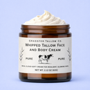 pure whipped tallow natural skincare organic healing
