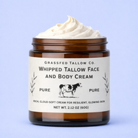 pure whipped tallow natural skincare organic healing